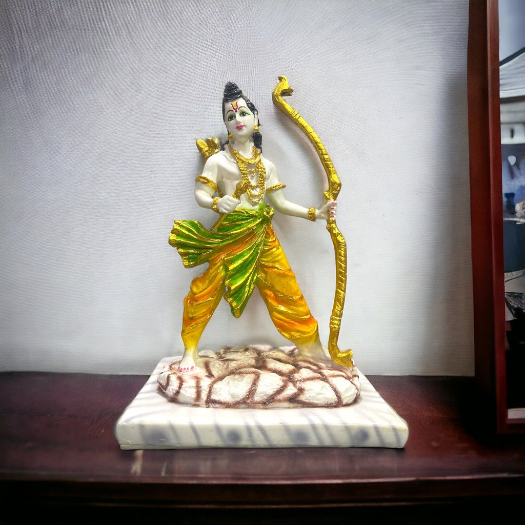 Ram ji Shri Ram Murti Idol Statue – Home Decor Marble Look Murti H 34 cm