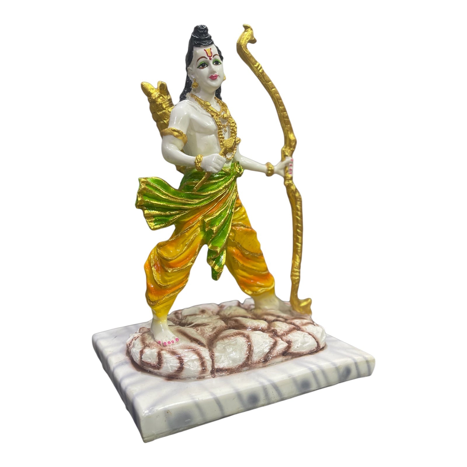 Ram ji Shri Ram Murti Idol Statue – Home Decor Marble Look Murti H 34 cm