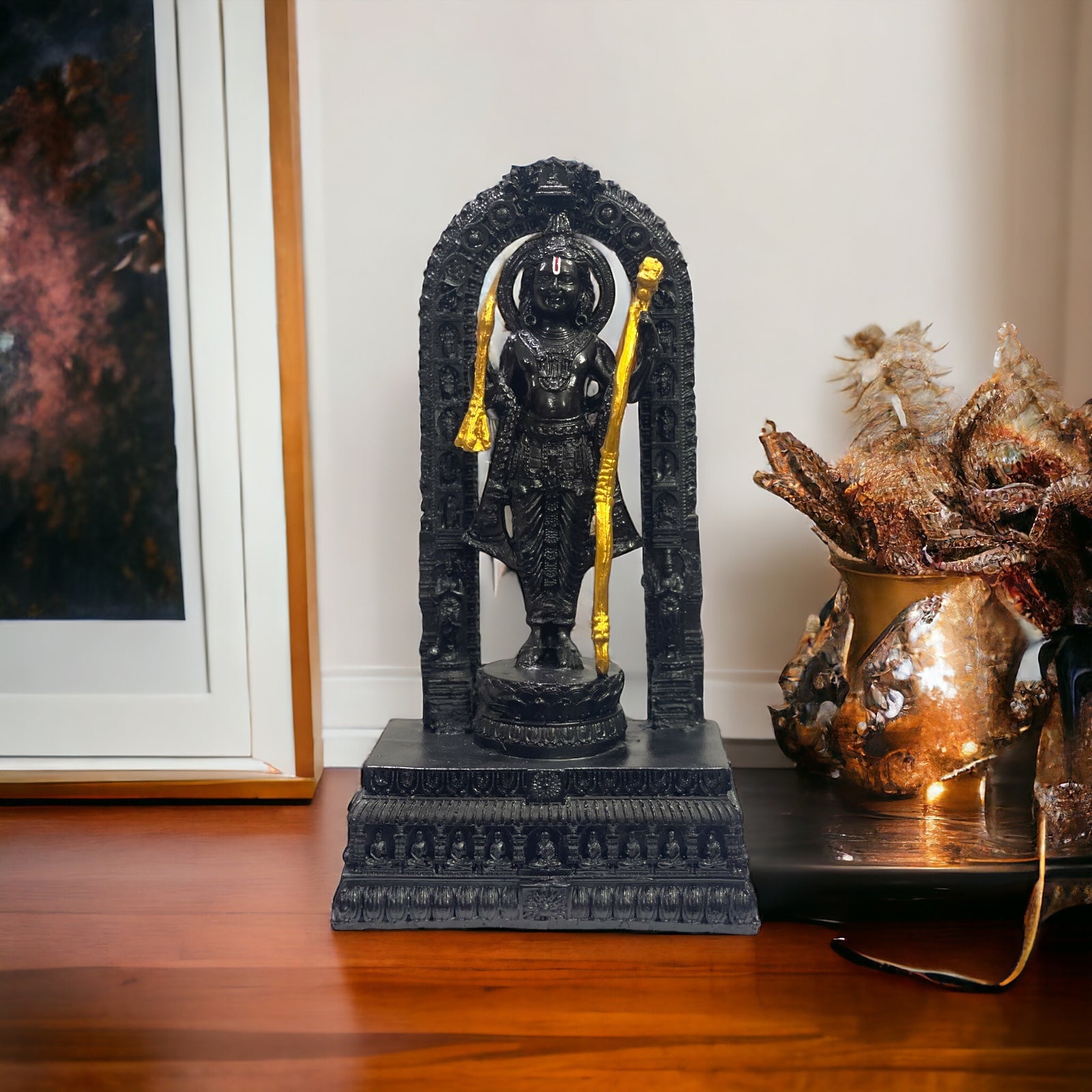 Lord Ramlala Idol Ayodhya Murti for Home Office Showroom Puja Ghar, Height 12 Inches