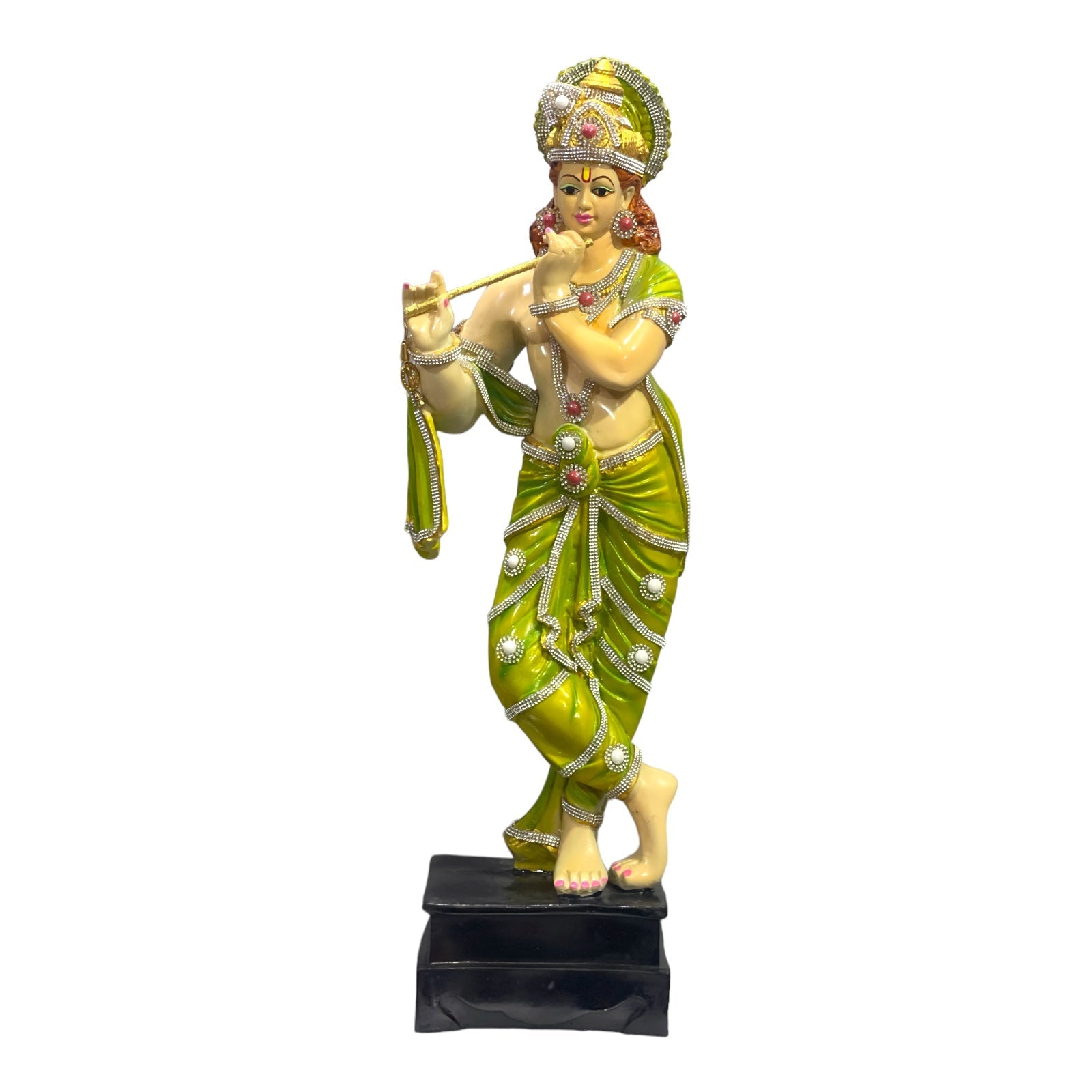 Standing Krishna With Bansuri Decorative Idol, Height-63 CM