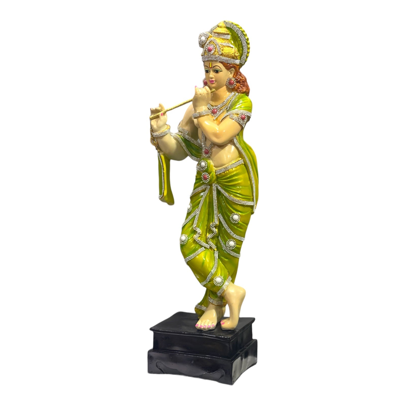 Standing Krishna With Bansuri Decorative Idol, Height-63 CM