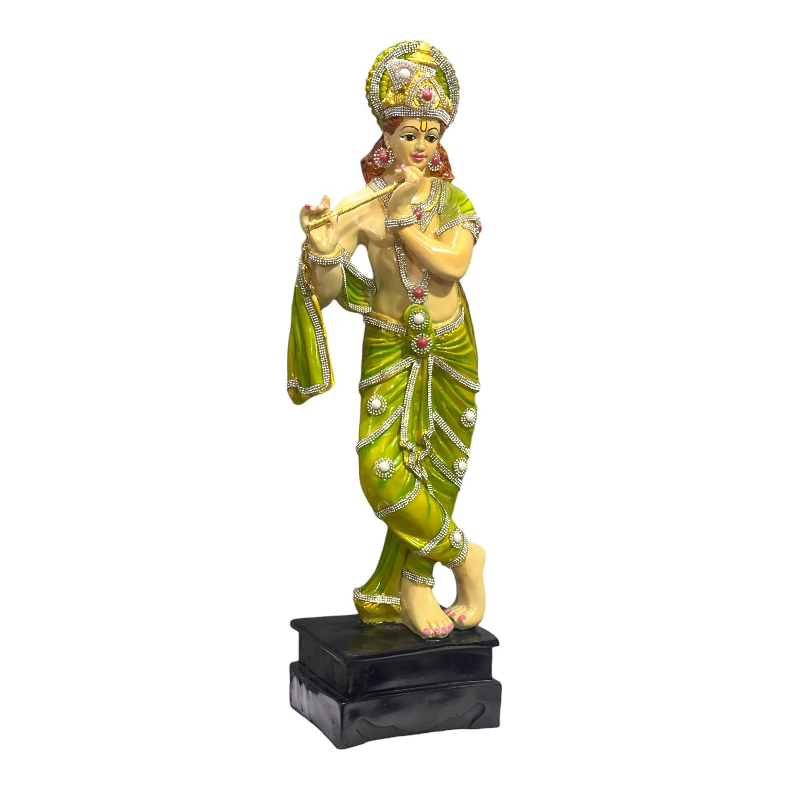 Standing Krishna With Bansuri Decorative Idol, Height-63 CM