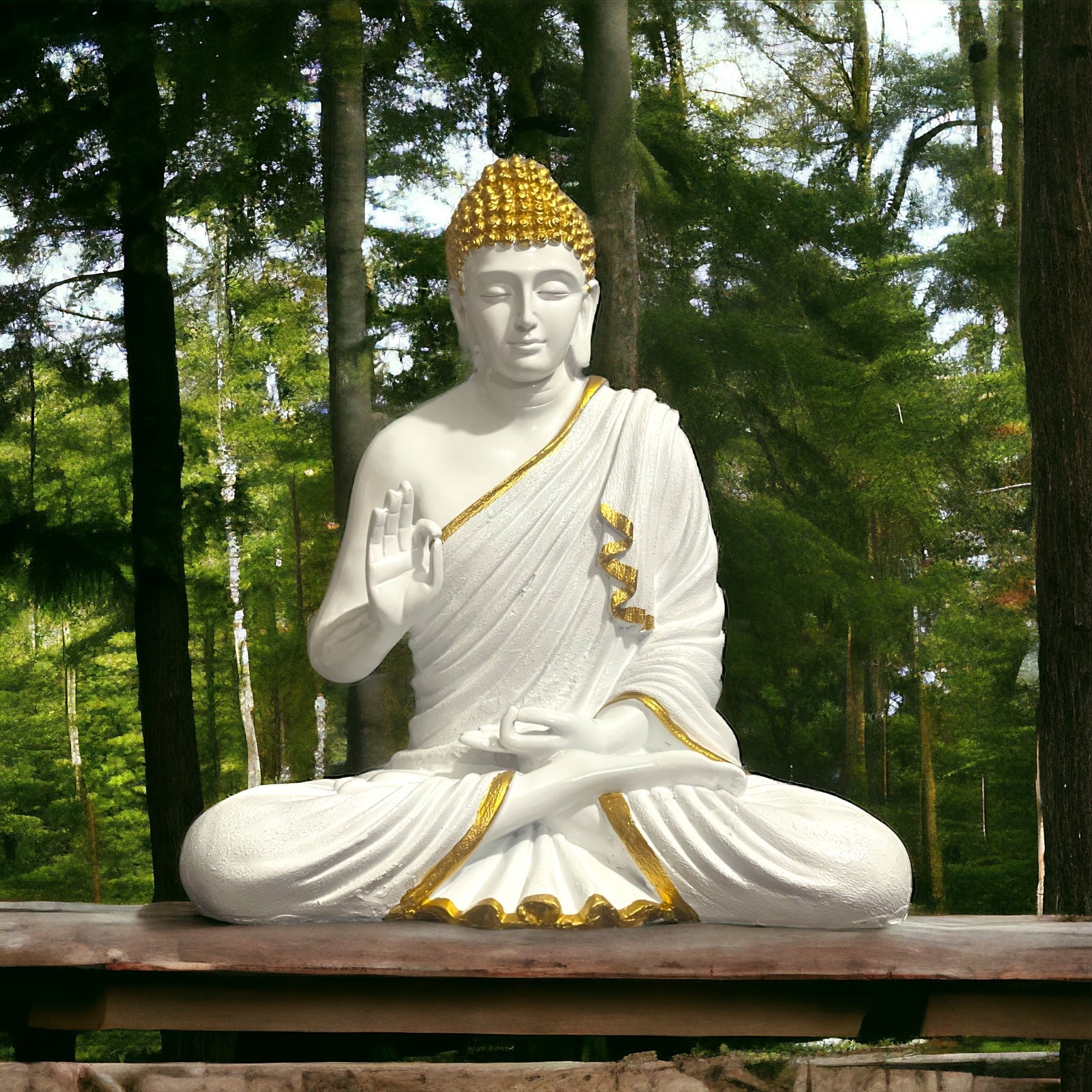 Buddha Idol Large Meditating Buddha Statue Best For Home Decor Height 55 CM