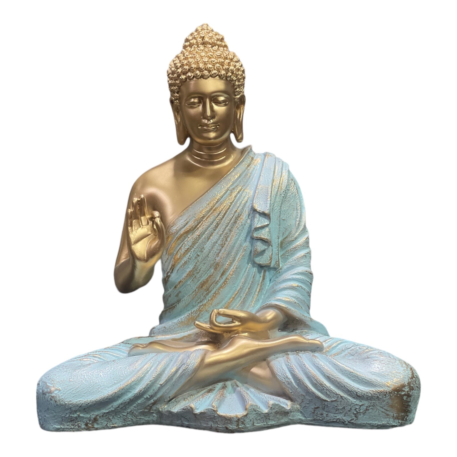 Meditating Buddha Statue Symbol of Peace Home décor Idol H- 37 CM