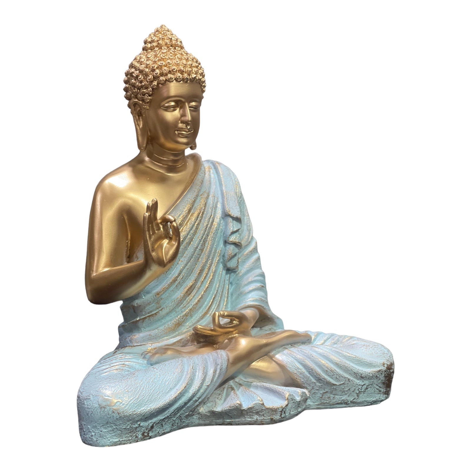 Meditating Buddha Statue Symbol of Peace Home décor Idol H- 37 CM