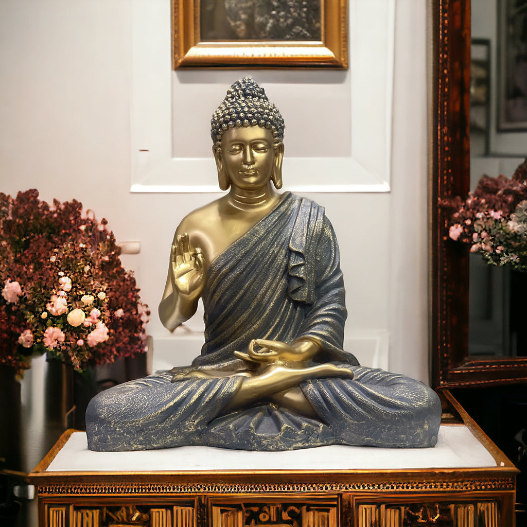 Symbol of Peace Meditating Buddha Statue Home décor Idol H- 37 CM