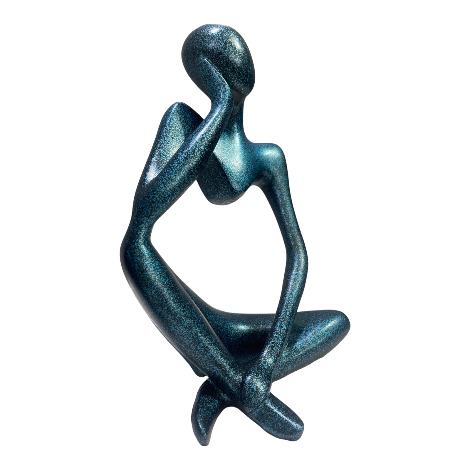 Abstract Creative Thinker Lady Sculptures Figurines Office Home Decoration