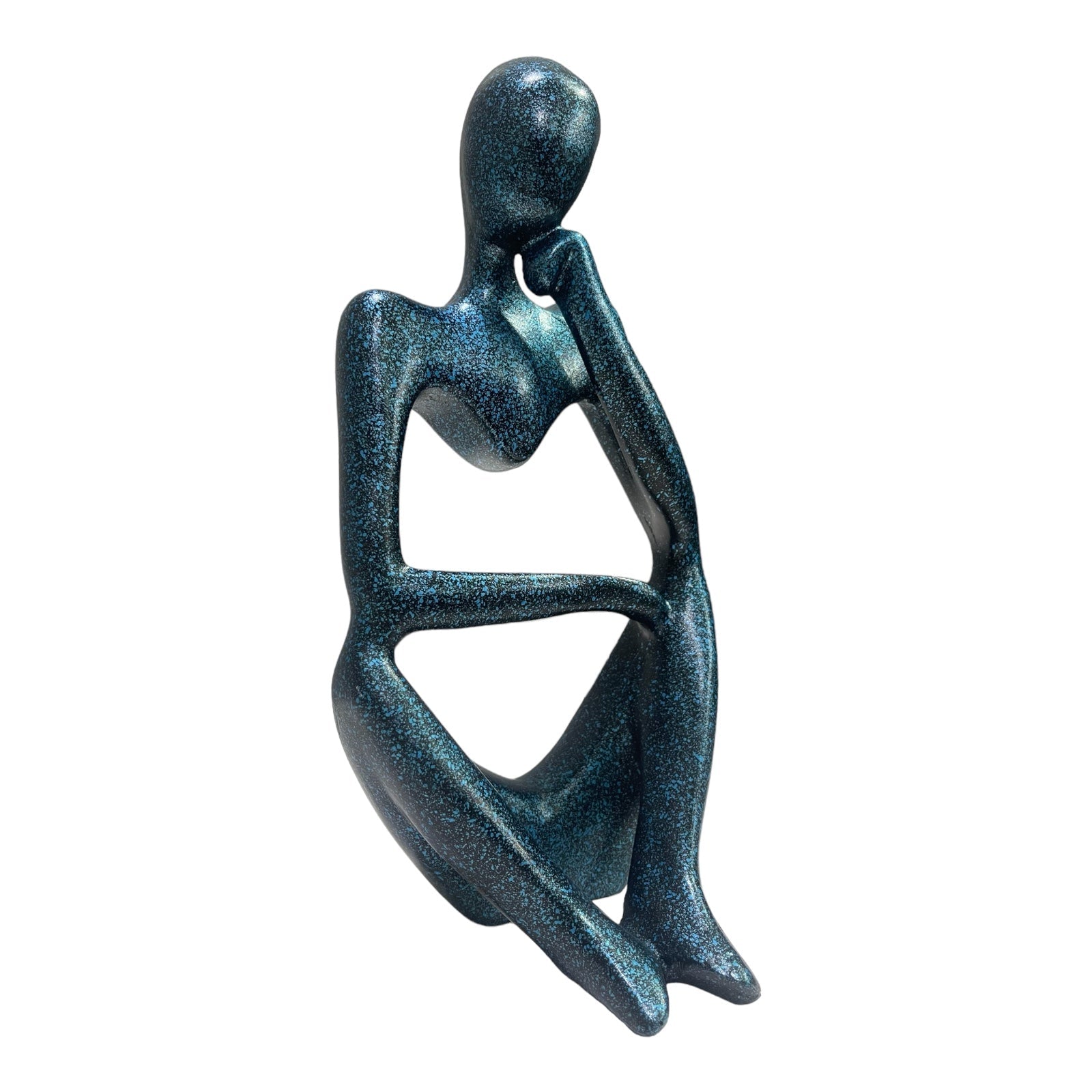 Abstract Creative Thinker Lady Sculptures Figurines Office Home Decoration