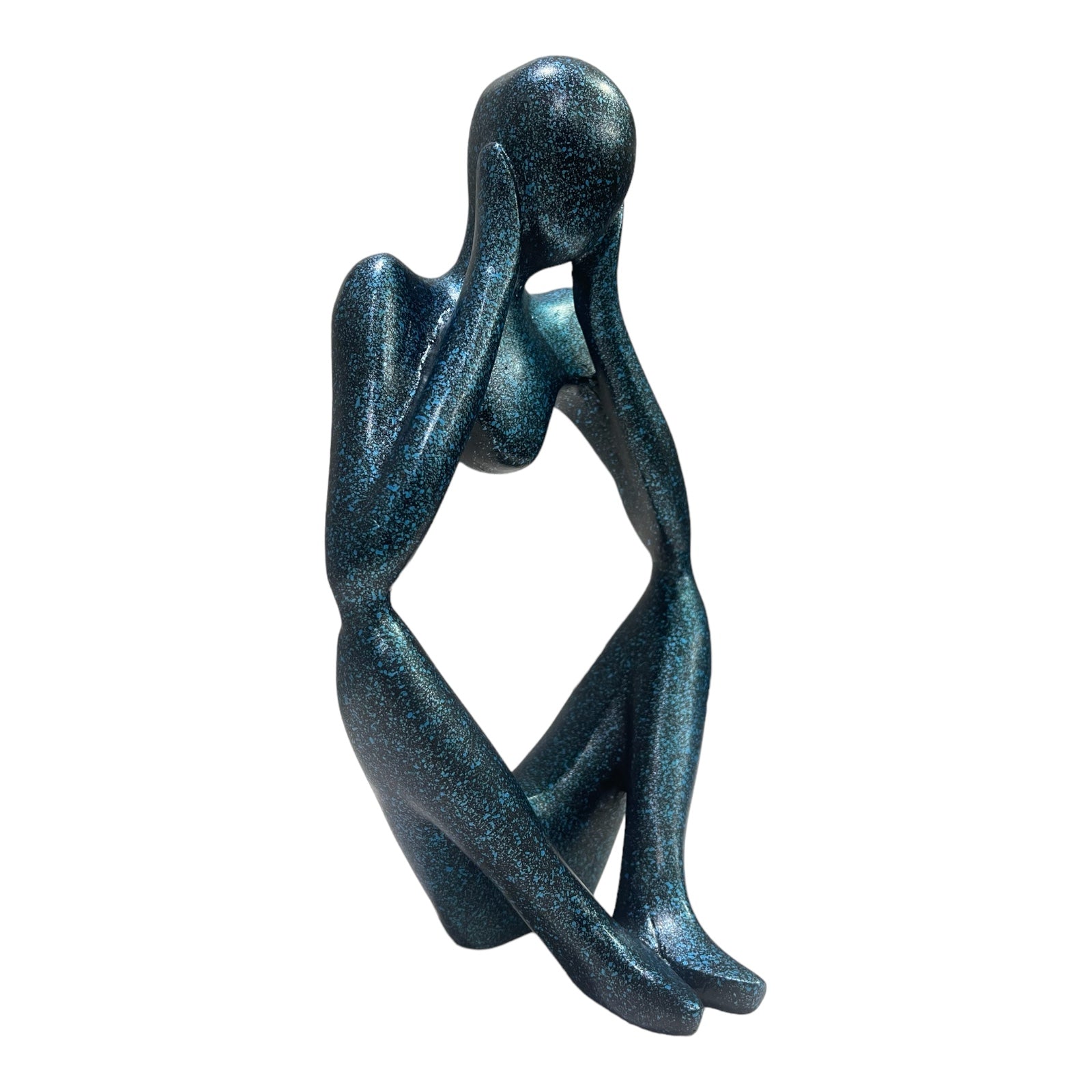 Abstract Creative Thinker Lady Sculptures Figurines Office Home Decoration