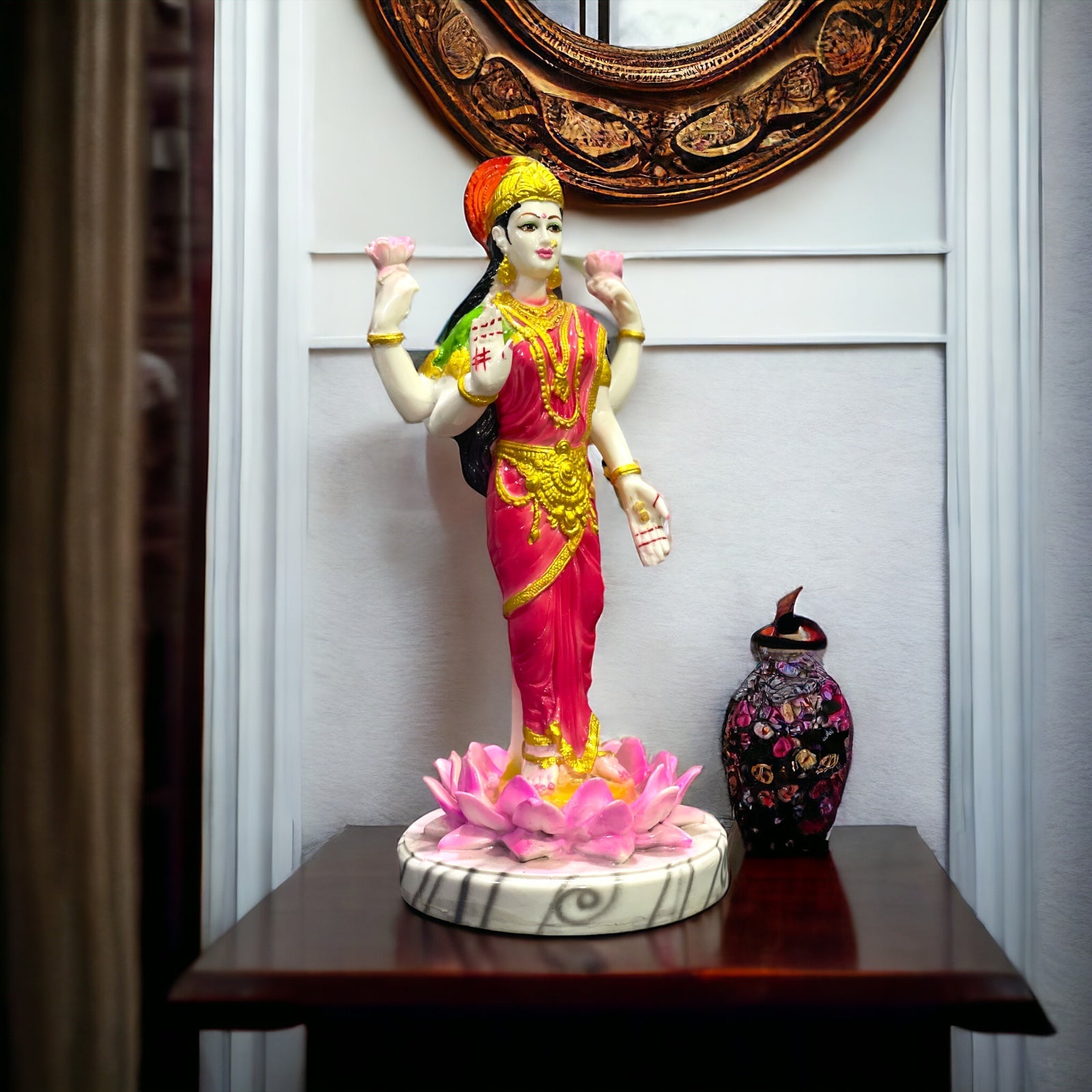 Laxmi Murti Marble Look for Made in India H – 36 cm