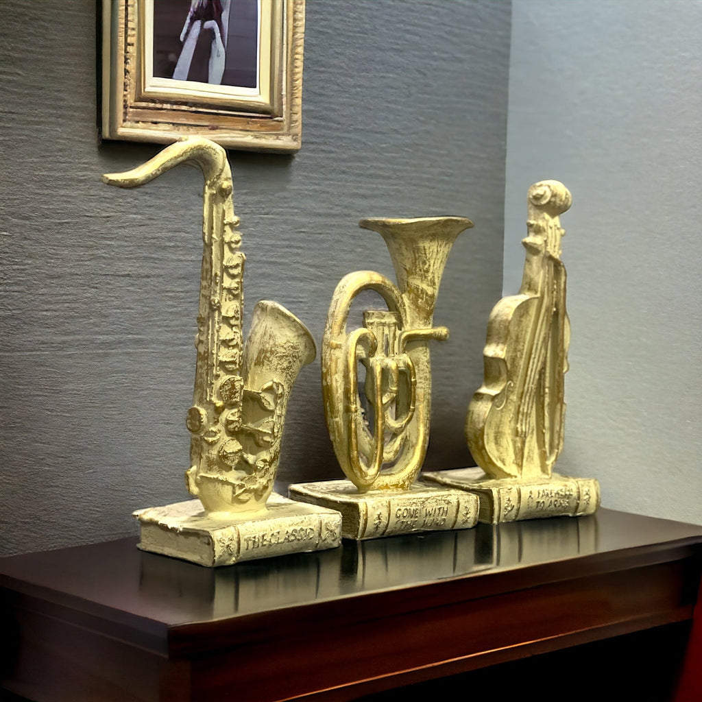 Musical Instruments Showpiece Polyresin for Home Décor Decoration Item H- 27cm