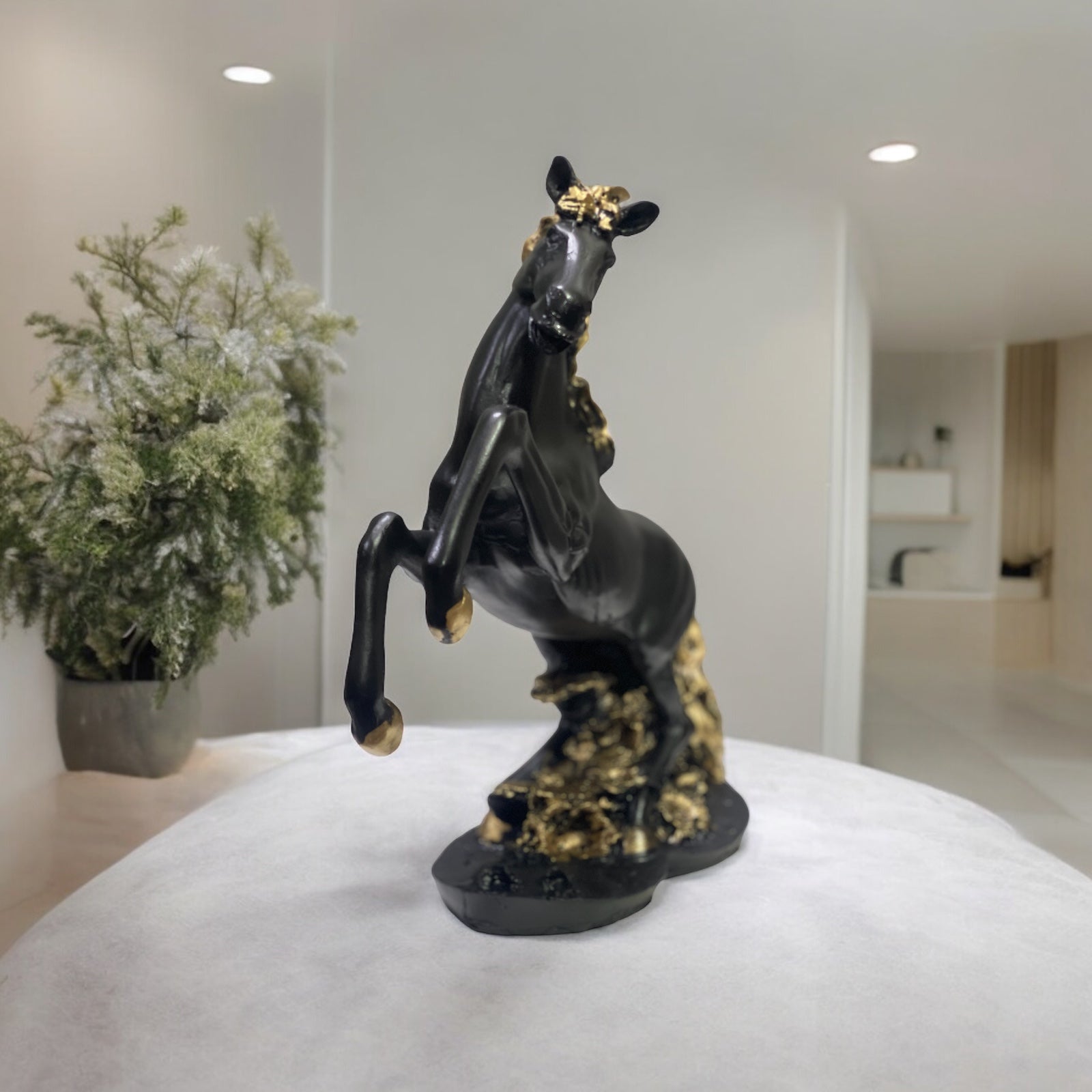 Horse Statue for Vastu, Victory Horses for Feng Shui and Vastu for Positive Energy H 29 cm