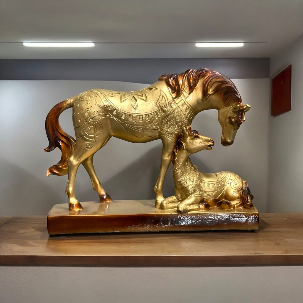 Horse Pair Horse Statue Showpieces for Home Decor H – 20 cm