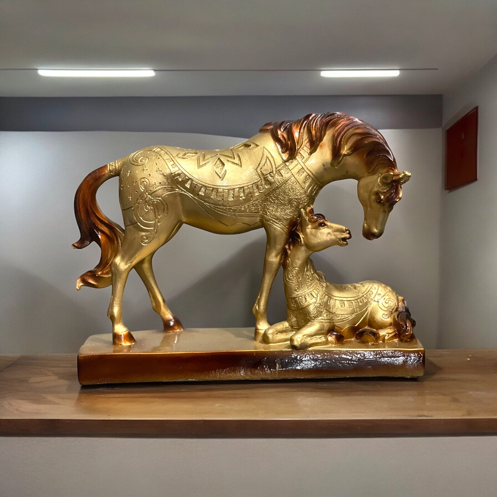 Horse Pair Horse Statue Showpieces for Home Decor H – 20 cm