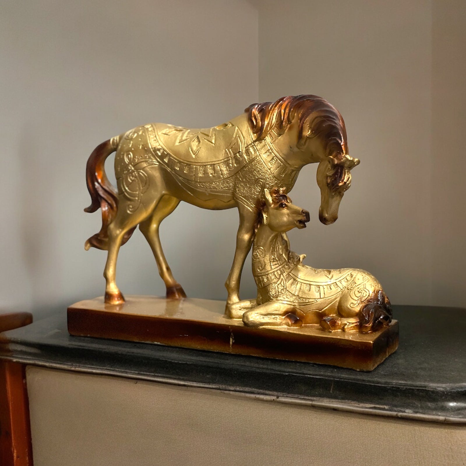 Horse Pair Horse Statue Showpieces for Home Decor H – 20 cm