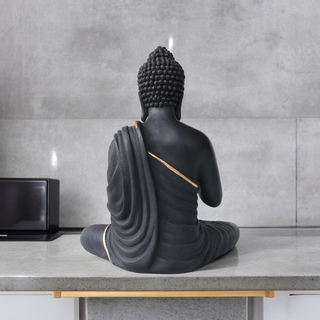Meditating Buddha Mudra Showpiece Best for Home office décor Idol H- 37 CM