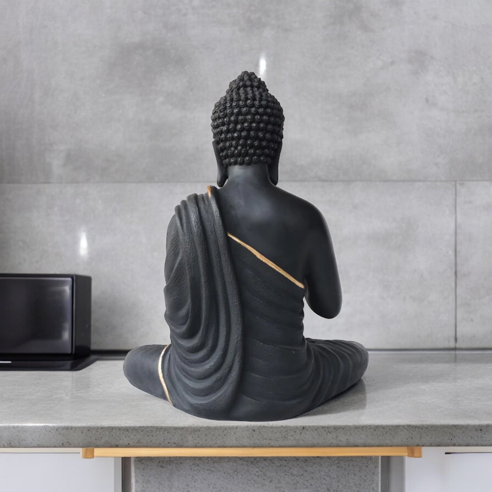 Meditating Buddha Mudra Showpiece Best for Home office décor Idol H- 37 CM