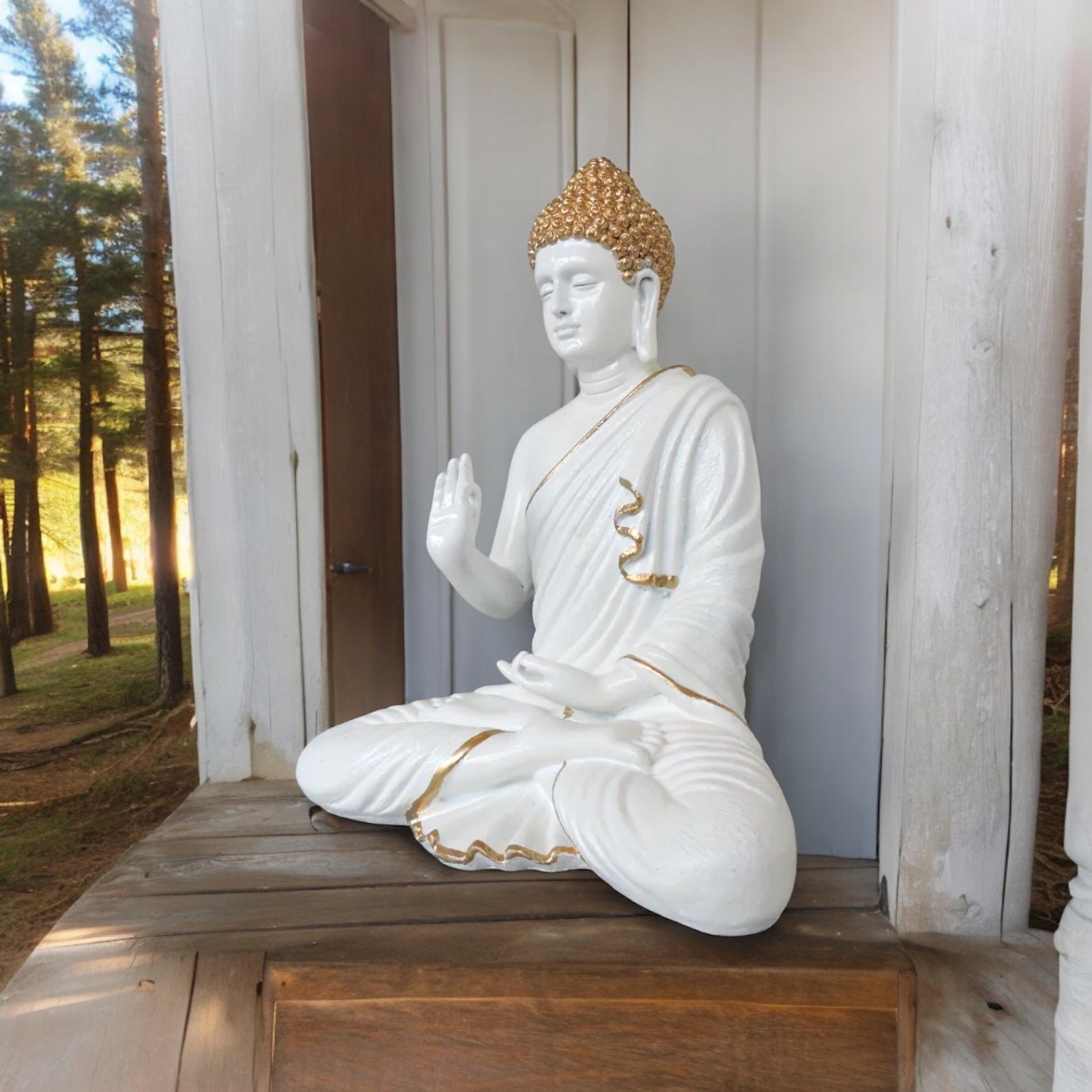 Buddha Idol Large Meditating Buddha Statue Best For Home Decor Height 55 CM