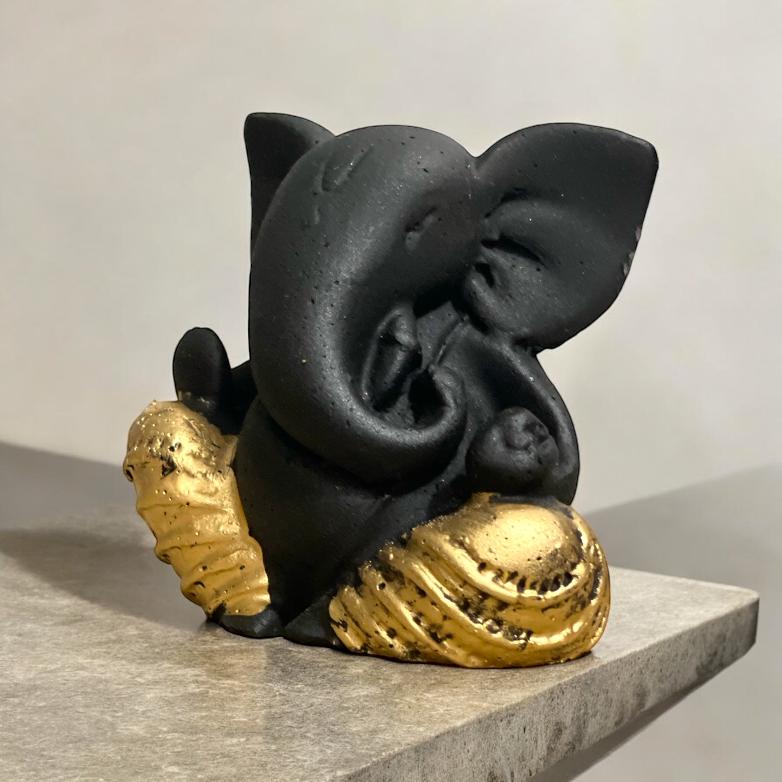 Car Dashboard Ganesh Idol Gifting Office Puja Decor Height 6.5 cm