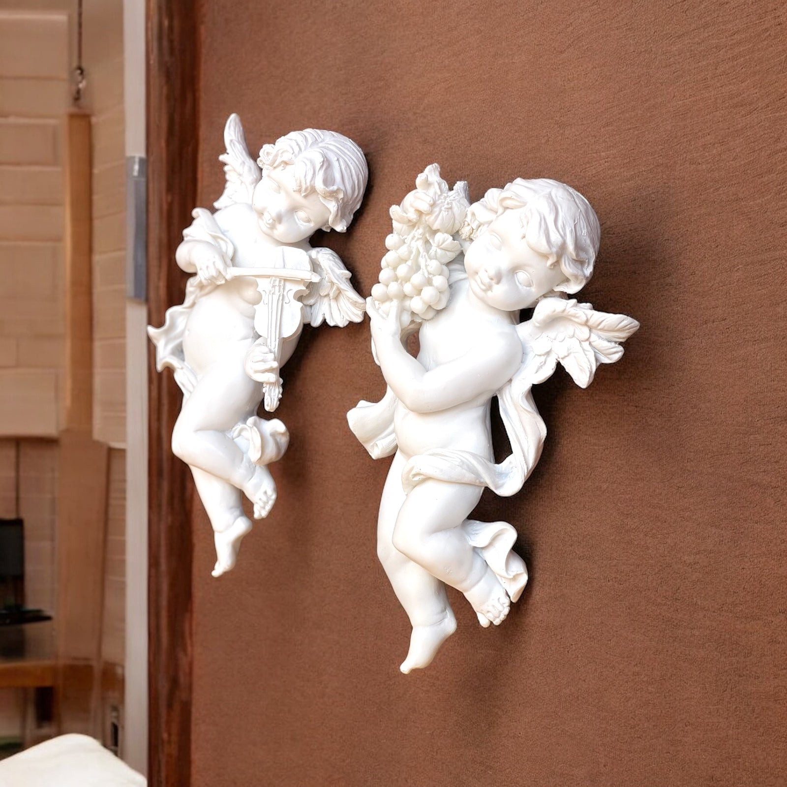 Wall Hanging Angels Polyresin Classic Showpiece for Home Décor H – 31 cm
