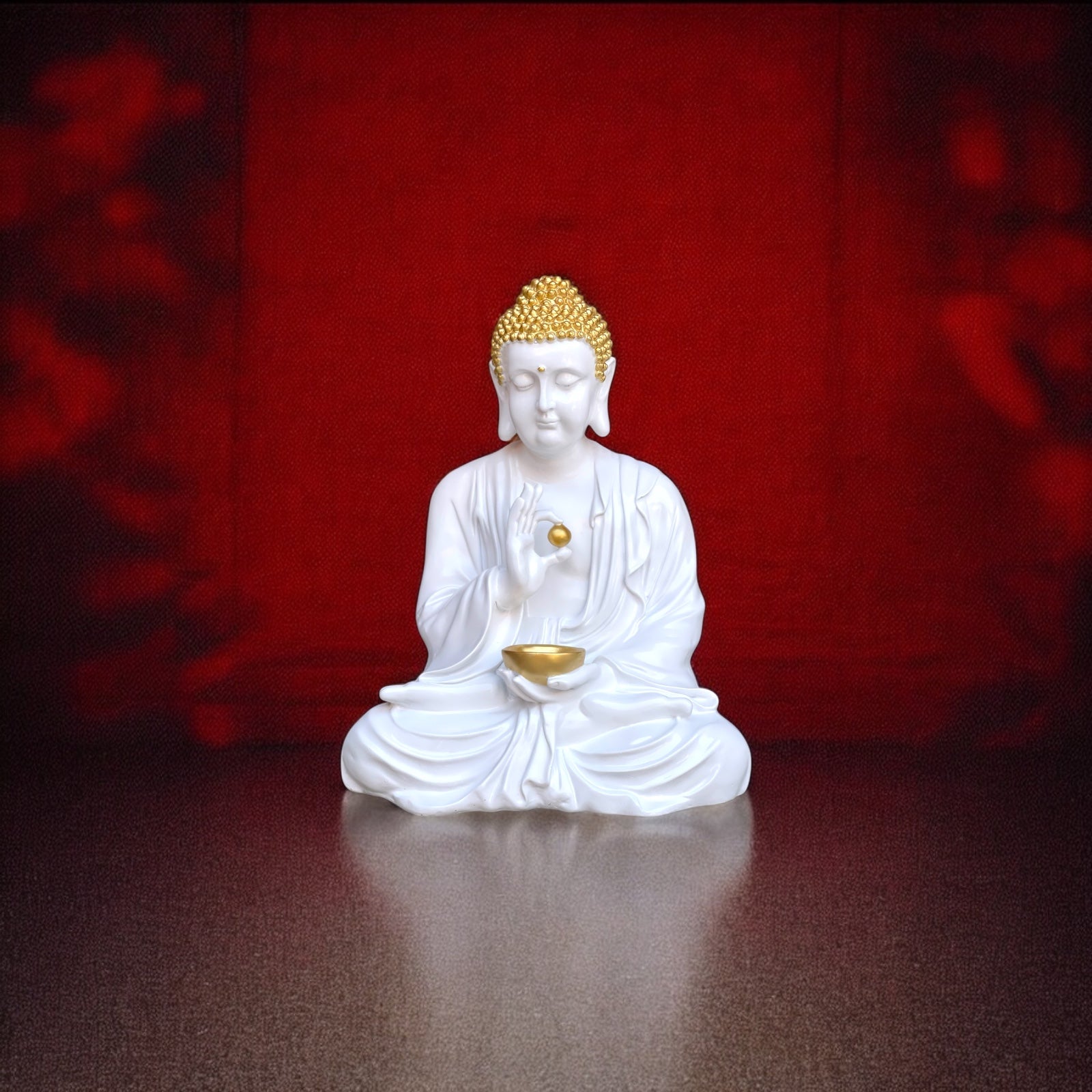 Meditating Lord Goli Buddha Statue Resin Sculpture 2 feet