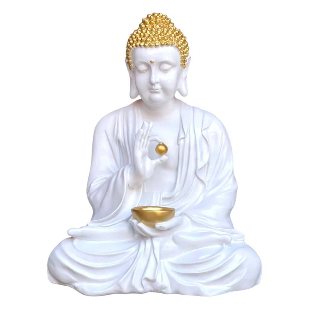 Meditating Lord Goli Buddha Statue Resin Sculpture 2 feet