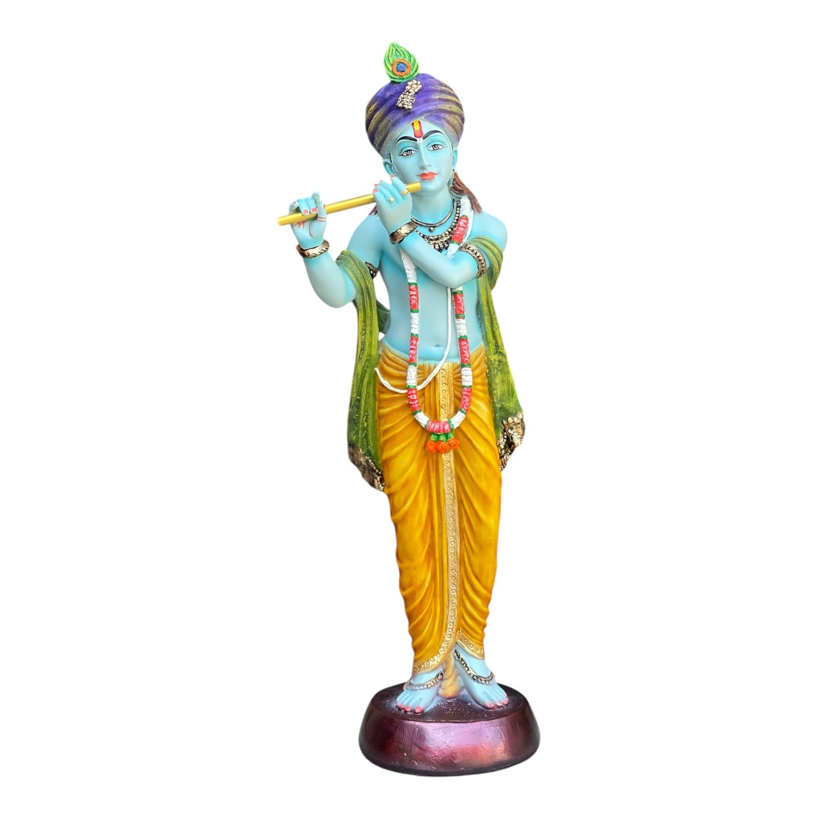 Lord Krishan Idol With Flute Elegant Statue Height-2.5 Feet