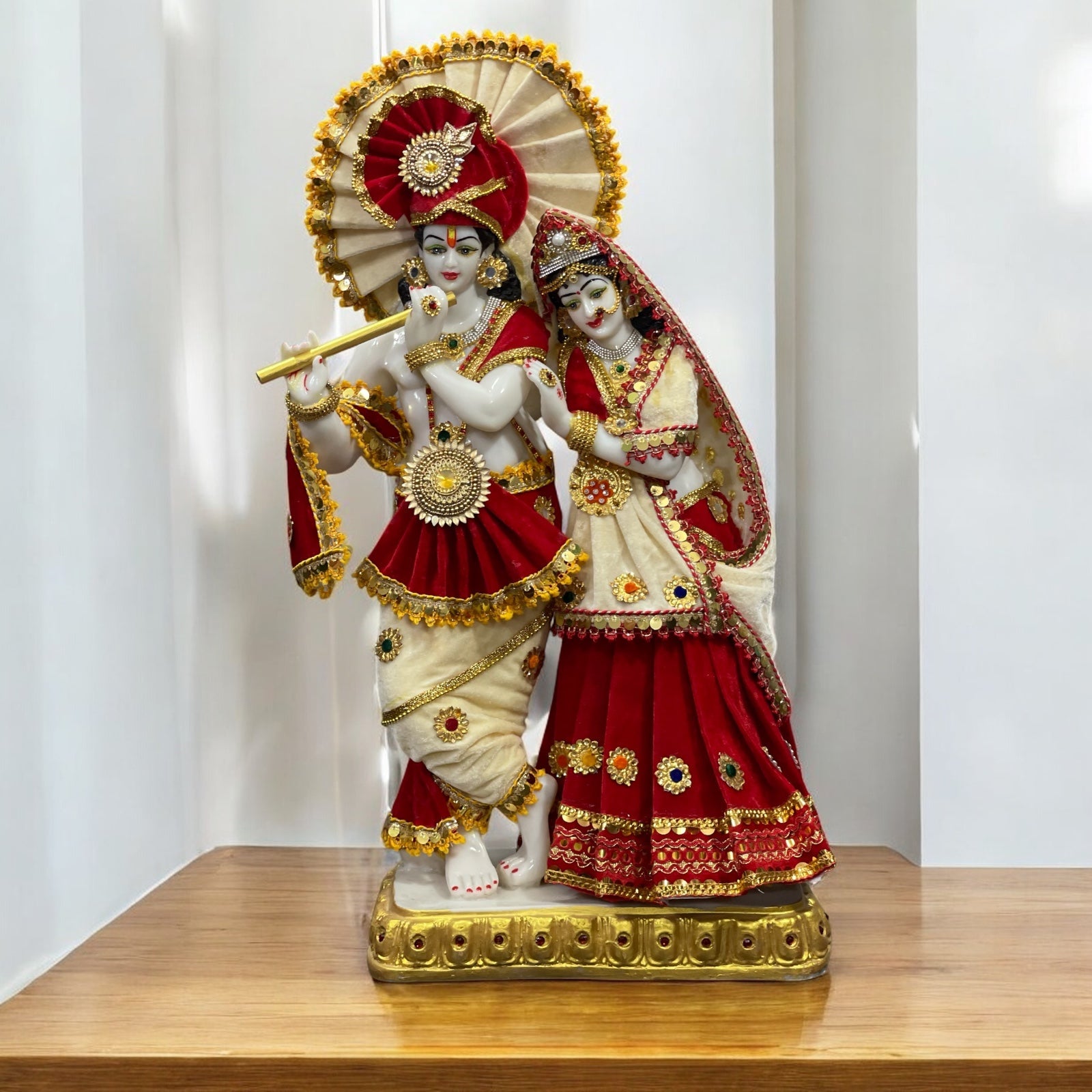 Radha Krishna Marble Idol Statue , H – 66 cm
