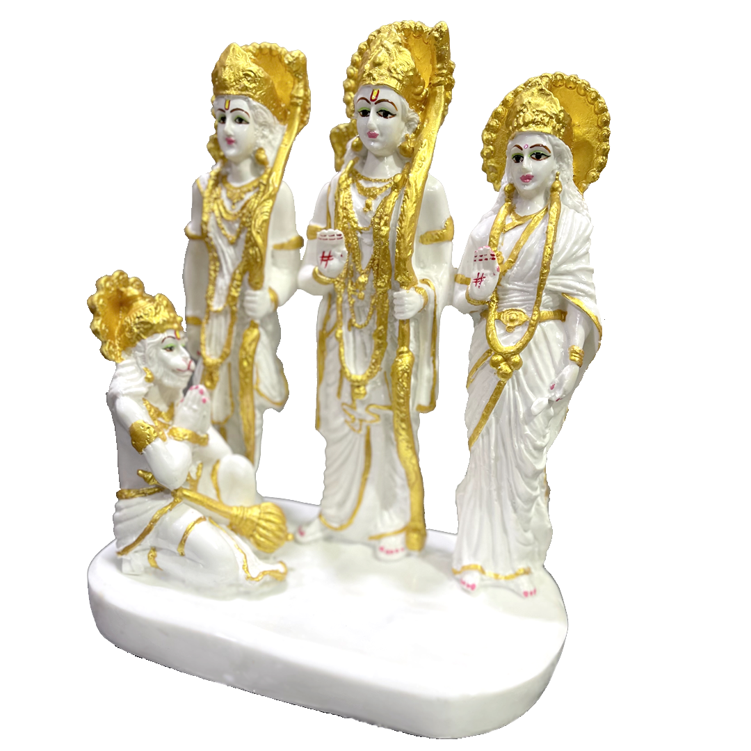 Shree Ram Ma Sita Laxman And Hanuman Darbar Idol ,H- 32cm