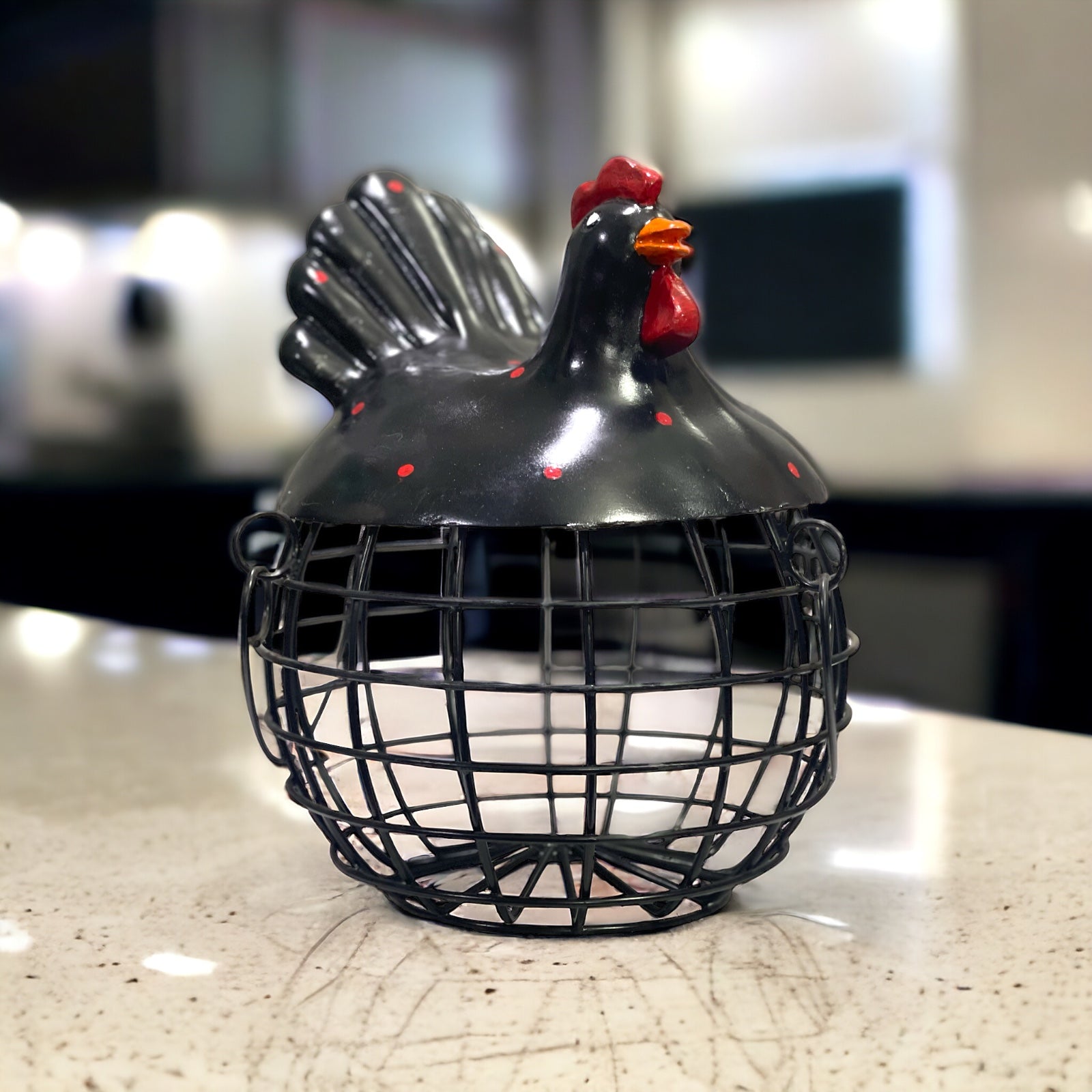 Rooster Hen Basket For 40 Eggs Best For Decor