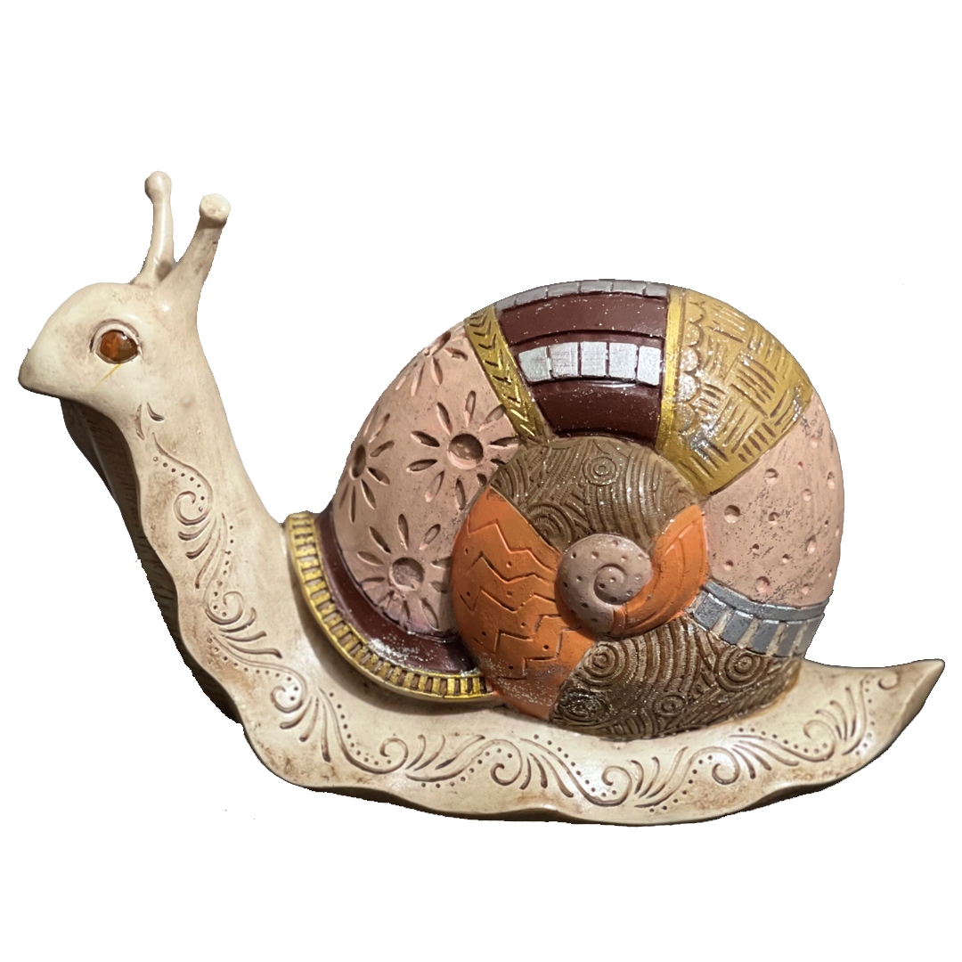Snail Resin Showpiece Best Gift for Office Home Decor,H-18.5 cm