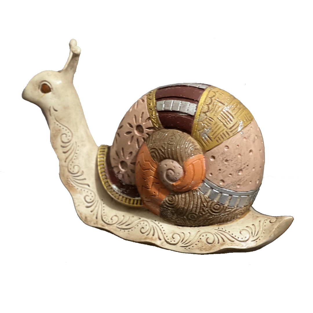 Snail Resin Showpiece Best Gift for Office Home Decor,H-18.5 cm