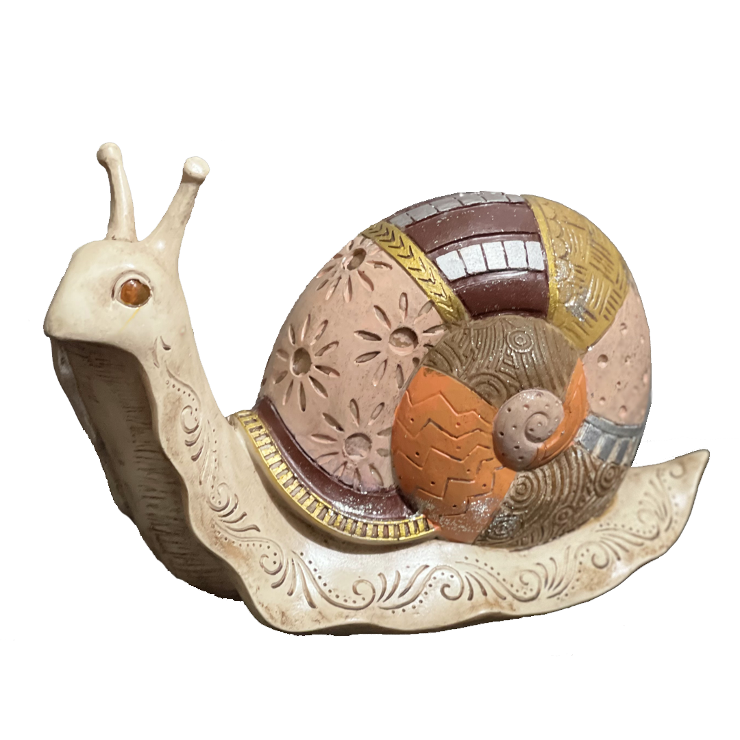 Snail Resin Showpiece Best Gift for Office Home Decor,H-18.5 cm