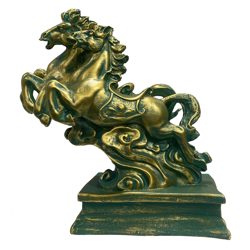 Pair of Horse Statue for Vastu, Victory Horses H-30 cm