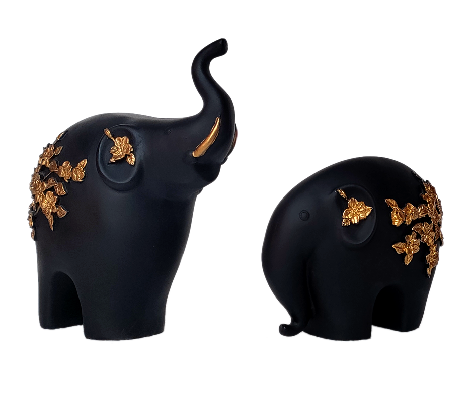 Pair of Beautiful Elephant Showpiece for Home Decor Best Gift for Couples H – 22 cm