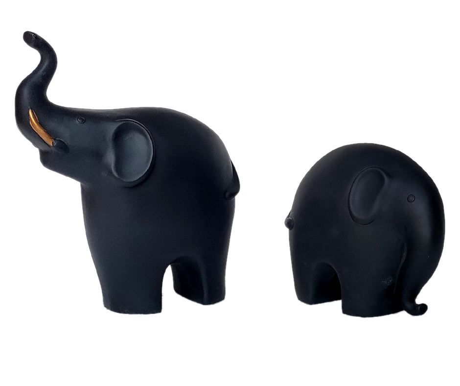 Pair of Beautiful Elephant Showpiece for Home Decor Best Gift for Couples H – 22 cm