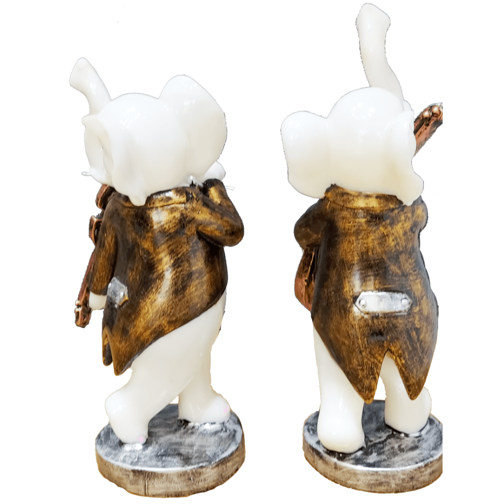Pair of Appu Playing Violin and Gitar Decorative Gift H – 25 cm